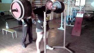 Mateusz Burdzy przysiady 250kg 6 powtorzen