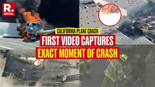 Video Captures Exact Moment Plane Crashes Into California’s Fullerton Airport | 1st Video Out