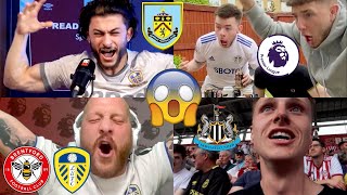 GOAL REACTIONS!😱 Leeds’ Premier League SURVIVAL😍 | Brentford 1-2 Leeds | Premier League 2021/22