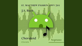 St. Matthew Passion, BWV 244: 71 - Und von der sechsten Stunde (Emphasised voice and other voices)