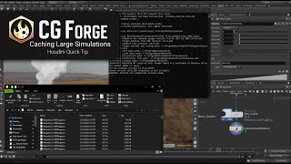 Houdini | Caching Large Simulations | Cmd Line Rendering & Optimizations