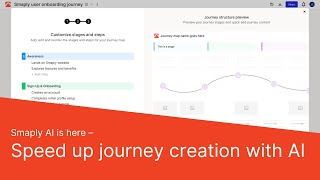 Create journey maps quickly and easily with Smaply AI