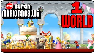 New Super Mario Bros. Wii 100% Walkthrough World 1