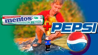 Mentos + PEPSI // Летний эксперимент !!!