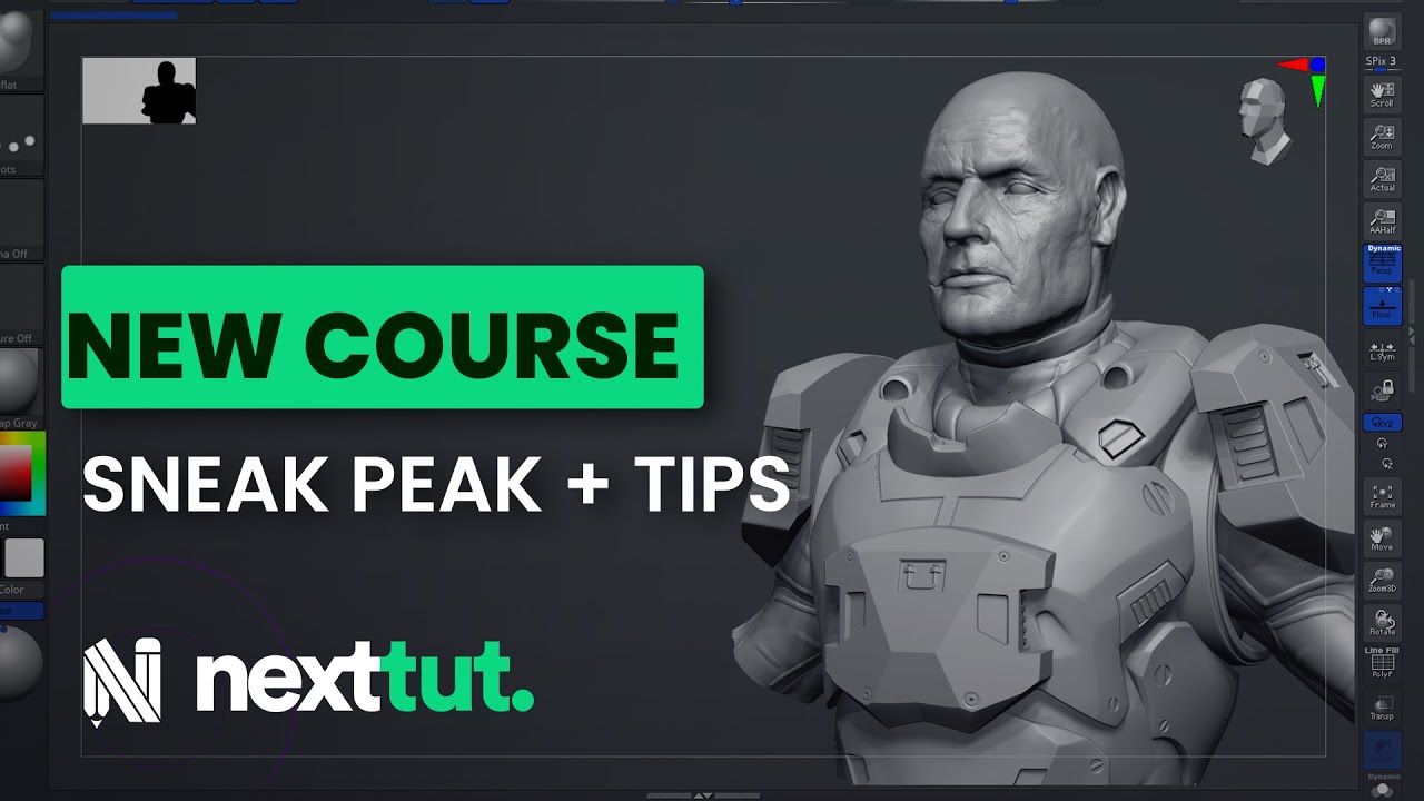 NEW COURSE SNEAK PEAK | Zbrush Hard Surface For Beginners. - YouTube