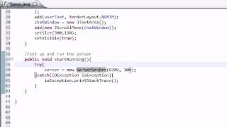 Intermediate Java Tutorial 40 Setting Up the Server