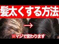 細い髪を太くする裏技！効果抜群の方法を紹介♪