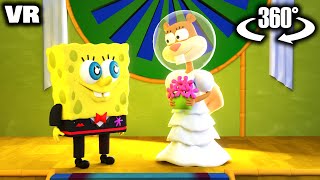 360° VR - SPONGEBOB and SANDY WEDDING?