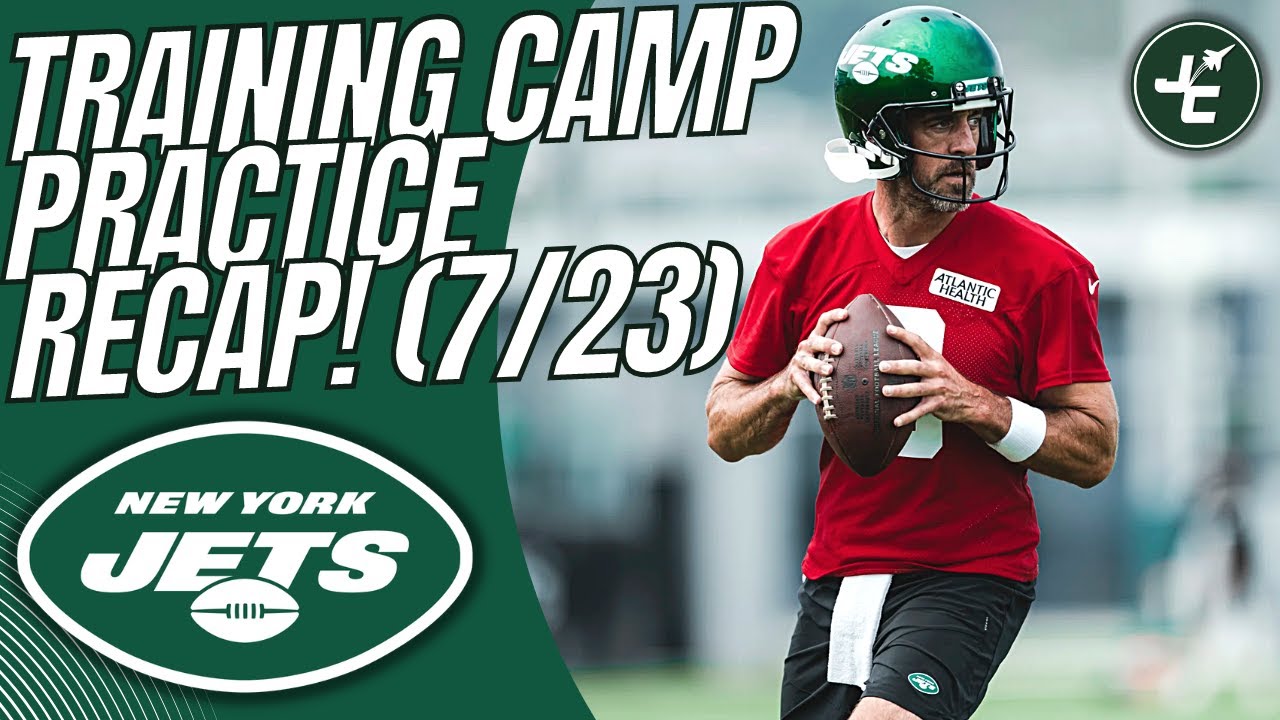 New York Jets Training Camp Practice RECAP DAY 5! Aaron Rodgers ...