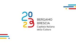 Il logo di Bergamo e Brescia Capitale della Cultura 2023