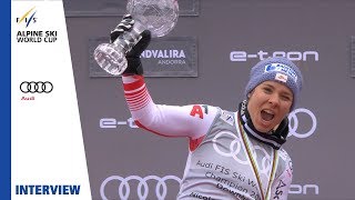 Nicole Schmidhofer | "A big party!" | Ladies' Downhill | Soldeu | FIS Alpine