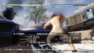 DOA6　雷道　最高ダメージコンボ　RAIDOU　MAXCOMBO