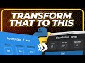 Code a Countdown Timer using Python and Tkinter | Tkinter Project Series