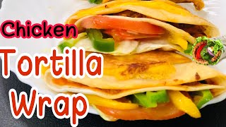 Chicken Wrap Recipe | Easiest Way of Making Chicken Wrap | Chicken Wrap by Bay Kitchen Om
