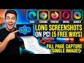 How to Take Long Scrolling Screenshots on PC & Laptop (5 Easy Ways)
