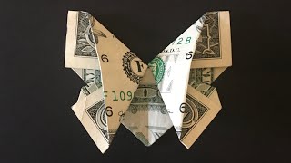Money Bookmark Butterfly, Easy Dollar Bill Origami Tutorial, How to make Paper Butterfly, DIY Crafts