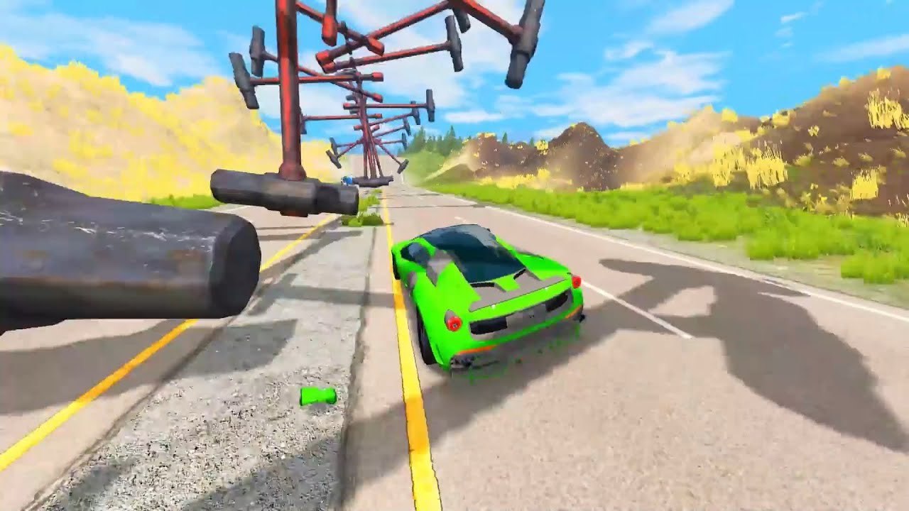 Mobil Vs Hammer Beamng Drive Youtube