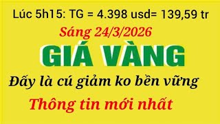 OGiá vàng hôm nay 9999 ngày 24 tháng 3 năm 2026- GIÁ VÀNG NHẪN 9999- Bảng giá vàng sjc, 24k 18k