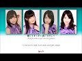 nogizaka46 乃木坂46 kimi no nawa kibou 君の名は希望 kan rom eng color coded lyrics