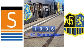 Saarbahn Ausfahrt in Kaiserstraße Teil 3 | Vlog 895