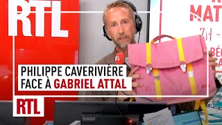 Philippe Caverivière face à Gabriel Attal