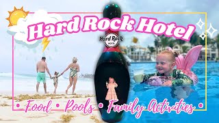 Punta Cana Paradise For Kids | Touring Hard Rock Resort & Trying Delicious Food! Vlog 2024