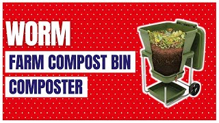 Worm Farm Compost Bin - Continuous Flow Through Vermi Composter