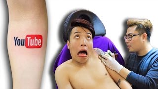 NTN - Lần Đầu Tiên Xăm Chữ Youtube Lên Tay (First Time Tattooing “ Youtube Logo” On My Arm)