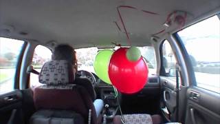 Ballonnen in de auto