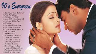 Evergreen Melodies   90 s Romantic Love Songs   Superhit Hindi Songs   Udit Narayan Alka yagnik