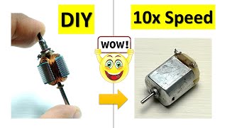 How to increase speed of DC Motor 10X Speed | DC Motor Hacks #dchacks