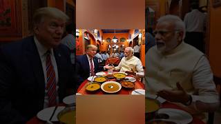 Modi and trump eating food .virtual world in Jaipur.AI SHORTS