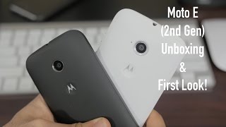 Moto E (2nd Gen) Unboxing and First Look!