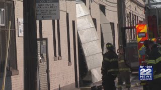 Explosion at Joseph Freedman Company on Albany Street in Springfield