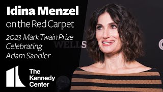 Idina Menzel - 2023 Mark Twain Prize Red Carpet (Adam Sandler)