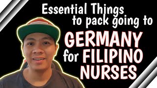 Essential things to pack going to Germany for Filipino Nurse | Journey of Filipino Nurse in Germany