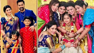 நடிகை சினேகா அண்ணன் மகள் மஞ்சள் நீராட்டு விழா💖 | Sneha whole Family at Half-Saree Function🥰❤️