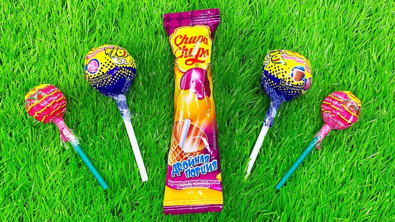 Rainbow Satisfying Video Yummy Lollipops Asmr Cutting Candy Opening