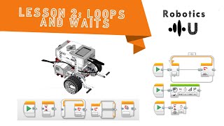 EV3 Programming: Using loops and wait blocks to control your robot!