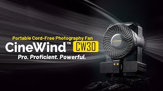 This time, we've created the winds!丨CineWind™丨NITECORE CW30丨Portable Cord-Free Photography Fan