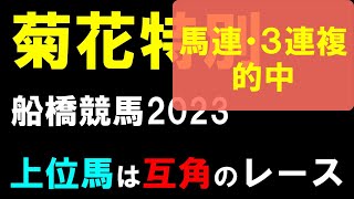 菊花特別２０２３【船橋競馬】船橋得意のドラドから狙います