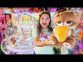 Playing for Cute Cats in the Gem Pusher and Claw Machines!