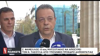 Σ. Φάμελλος: Ο κος Μητσοτάκης να αποσύρει τον Κ. Τασούλα από υποψήφιο Πρόεδρο Δημοκρατίας