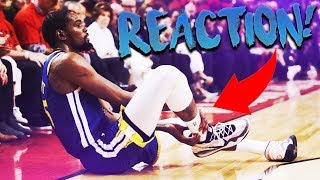 Warriors Fan Reacts to Kevin Durant Injury - Game 5 NBA Finals (Achilles Tear)
