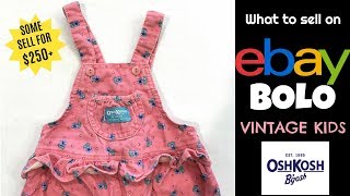 WHY Vintage OshKosh Kids Overalls are Selling for $250+ on eBay - Which Ones to Look for!