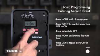 Tork DGU100A Y Basic Programming