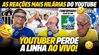 🤣 AS MELHORES REAÇÕES CRUZEIRENSES • YOUTUBER PERDE A LINHA AO VIVO! • CRUZEIRO 0x2 ATLÉTICO