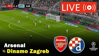 🔴LIVE- ARSENAL VS DINAMO ZAGREB LIVE STREAM FULL MATCH | UEFA CHAMPIONS LEAGUE LIVE |eFootball PES21