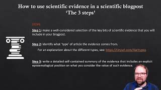 how to write a scientific blogpost -  video 2 of 3 - the writing stage