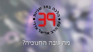 מה גובה החנוכיה?